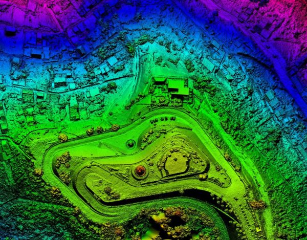 Drone LiDAR laser scanning