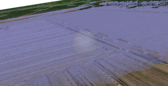 Initial LiDAR data